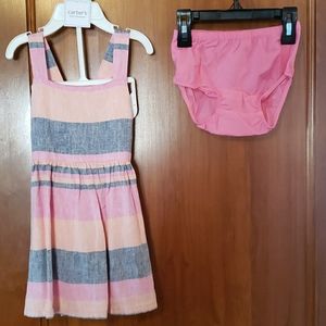 Carters 18m summer dress with bloomers
